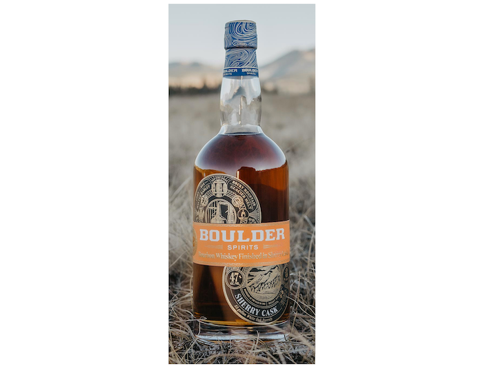 Boulder Spirits Straight Bourbon Whiskey Sherry Cask (image via Boulder Spirits)
