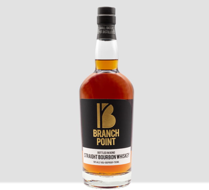 Branch Point Bottled in Bond Straight Bourbon (image via Branch Point Distillery)