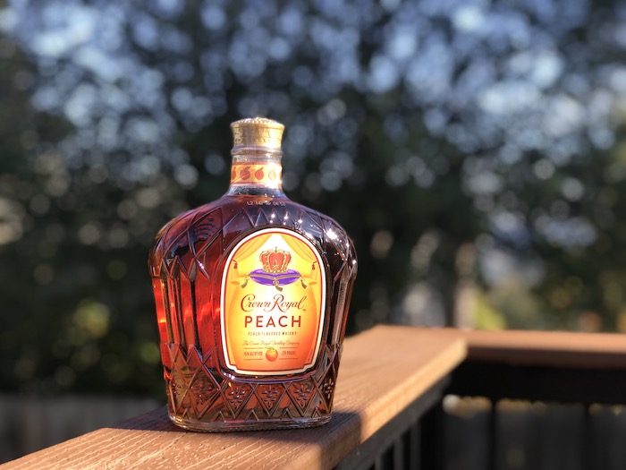 Crown Royal Peach Flavored Whisky (image via Jennifer Williams)