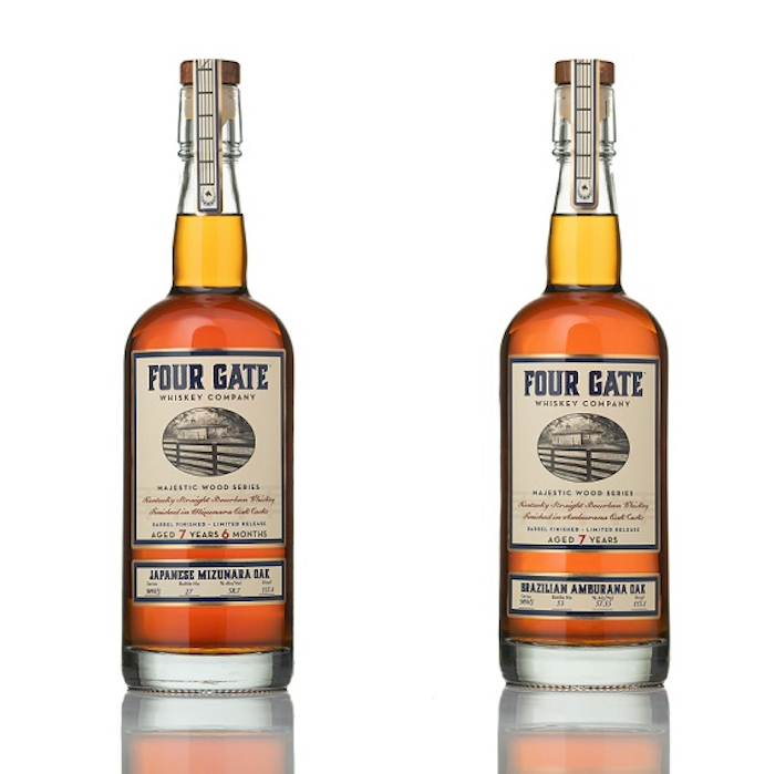 Four Gate New Majestic Wood bottles