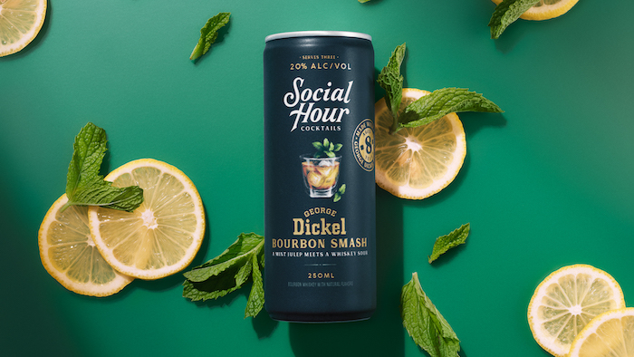 Social Hour Bourbon Smash made with Dickel Bourbon review